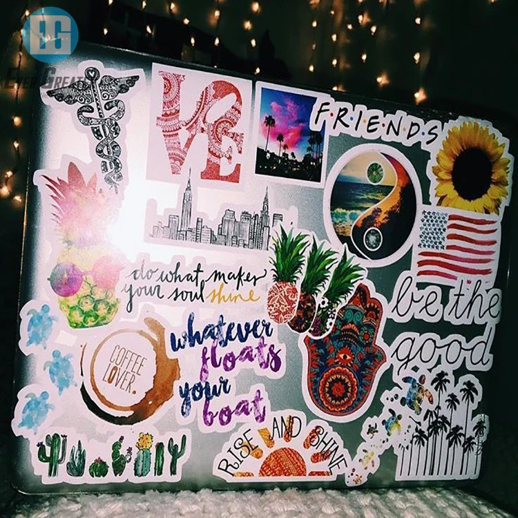 Custom Vinyl Removable Laptop Stickers For Laptop With Over 25 Years