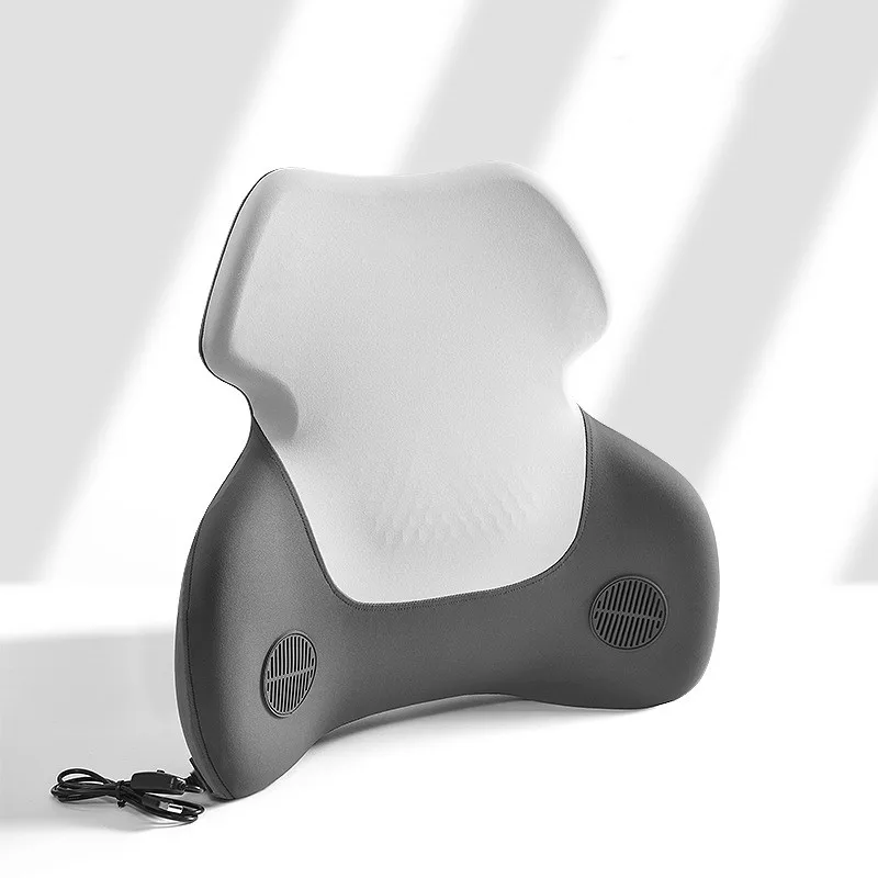 Car Driver Pillow Memory Foam Lumbar Support Back Cushion Seat Waist