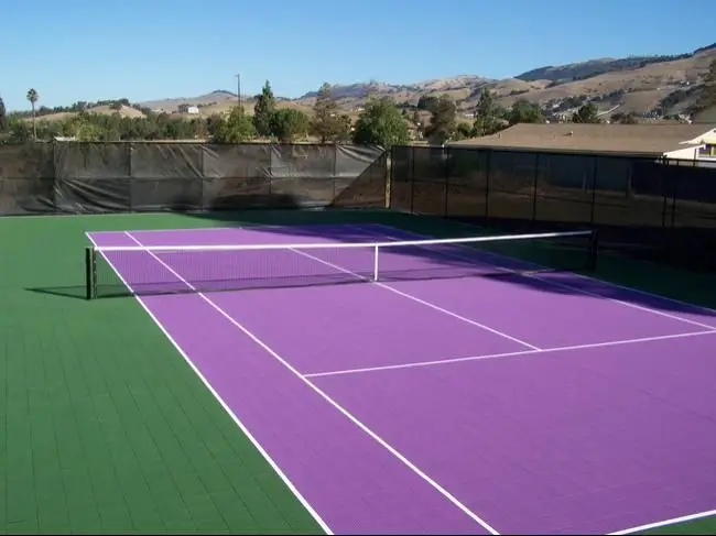 changyue 定制热销丙烯酸网球场地板表面的健身房