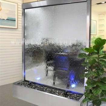 Restaurant Room Divider Screen Glass Mirror Cheap Price Movable Waterfall Fountain Buy Glass Mirror Waterfall Screen Waterfall Fountain