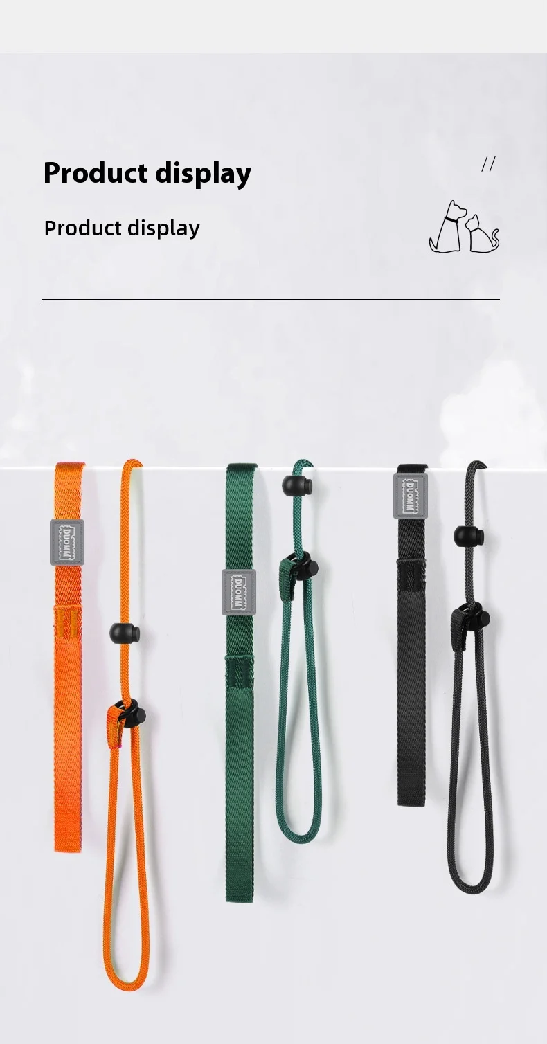 All-In-One Luxury Anti-Breakaway Padded Nylon Pet Traction Rope Solid Resistant Pull-Resistant Explosion-Proof Dog Leash