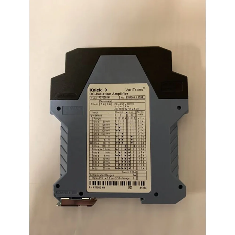 Original Knick P27000 H1 Dc Isolation Amplifier Buy Knick P27000 H1