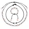 3Pcs Puka Shell Necklace for Women Pearl Choker Necklace Cowrie Shell Anklet Bracelet Beach Jewelry Set cowrie shell necklace