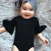 Wholesale New Born Baby Clothing Organic Cotton Plain Baby Romper