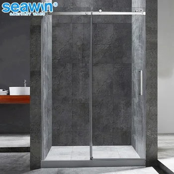 2020 Fashion Bathroom Stainless Steel Adjust Frameless 10mm Stainless Steel Adjust Frameless