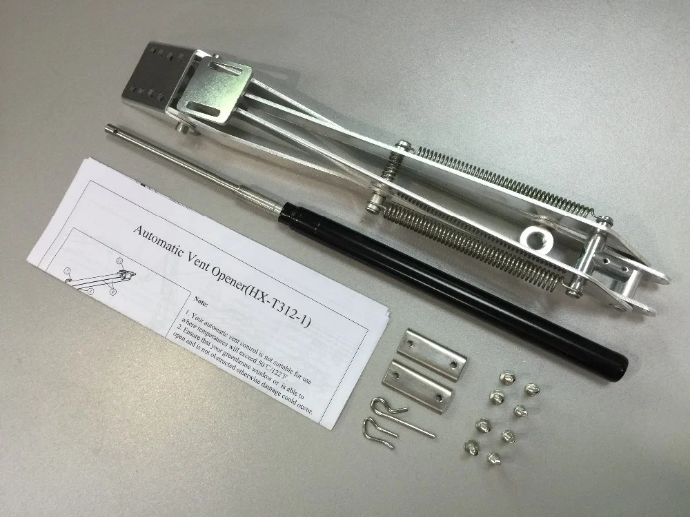 Cylinder Adjustable By Temperature Solar Powered Door Vent Openers