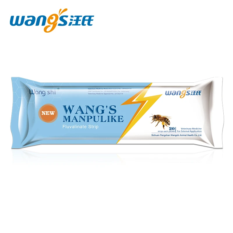 
Wangshi NEW MANPULIKE Fluvalinate Strip for Bee Varroa Mite Beekeeping Medicine Acaricide 