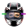 Generic Anti-Fog Helmet Film Universal Motorcycle Helmet Visor Fog Resistant Waterproof Anti Rain Films