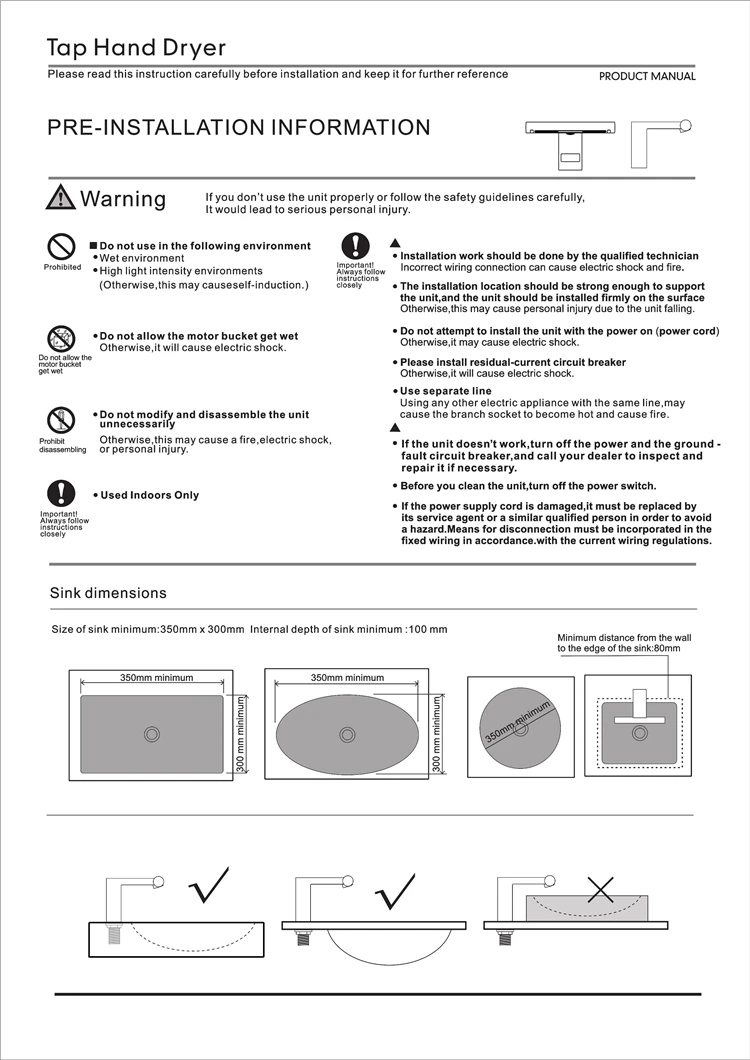 Hand Dryer In Tap For Toilet