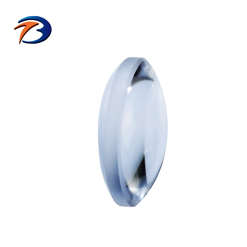 Optical fused silica quartz biconvex lens ir laser glass double convex lens