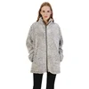 Wholesale hot selling women frosty sherpa fleece jacket