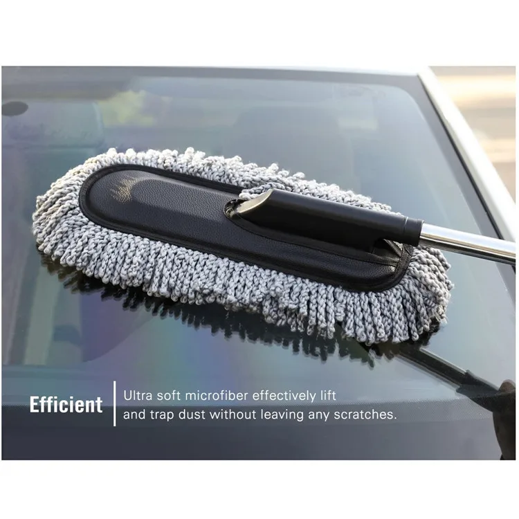 Car Duster Car Cleaning Kit Interior Duster and Exterior Duster with Extendable Handle