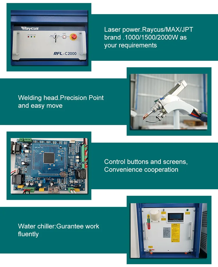 2020  NEW Silver gold ss sheet metal steel handheld fiber optic laser welding machine cost
