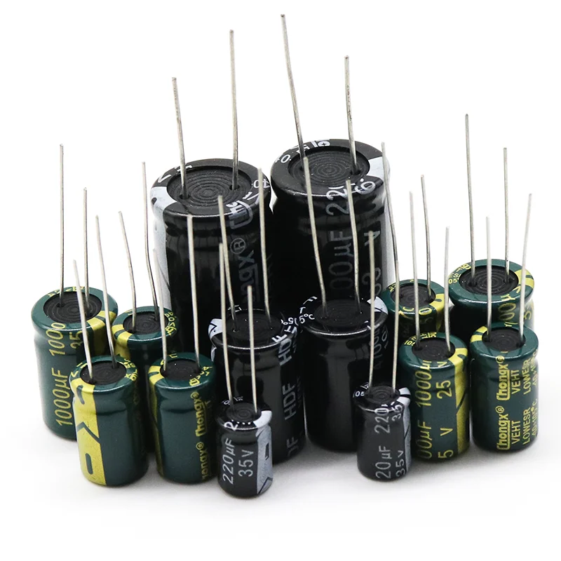 16v Straight Plug Aluminum Electrolytic Capacitor 22/33/47/100/220/330