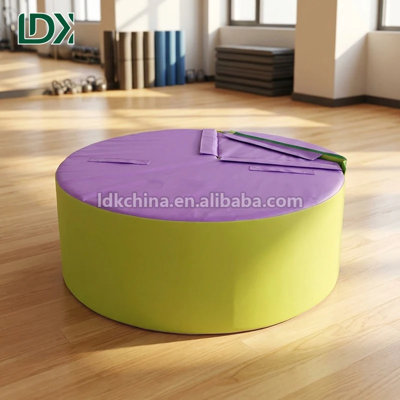 LDK Gymnastics Roller Flip Block Boulder Back Handspring Trainer with 3 Parts for Kids Gymnastics