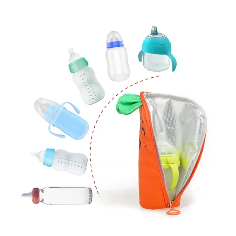 Insulated baby bottle bag thermal feeding warmer bottle bag warmer or coolerXG 