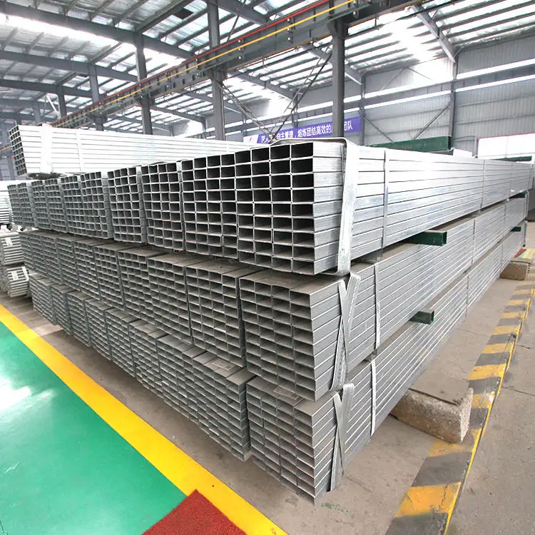 
75x75 galvanized square pipe, ASTM A53 galvanized square and rectangular tube, hot dipped galvanized steel hollow sections 