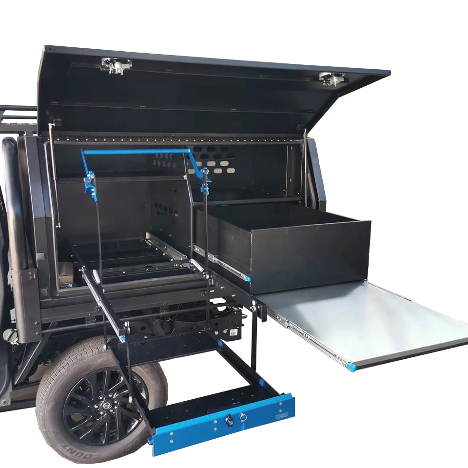 Full Aluminium Ute Tray Canopies Waterproof And Dustproof Toolbox With