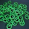 Waterproof PVC keychain Cute Animal Backpack Luminous Glowing Keyring Children Travel Bag Schoolbag PVC Key Chain & Keyring