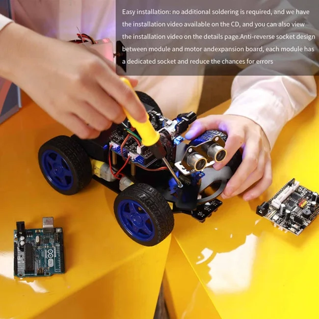 Cheap Price 4wd Roboduino R3 Smart Robot With Wifi Camera Compatible ...