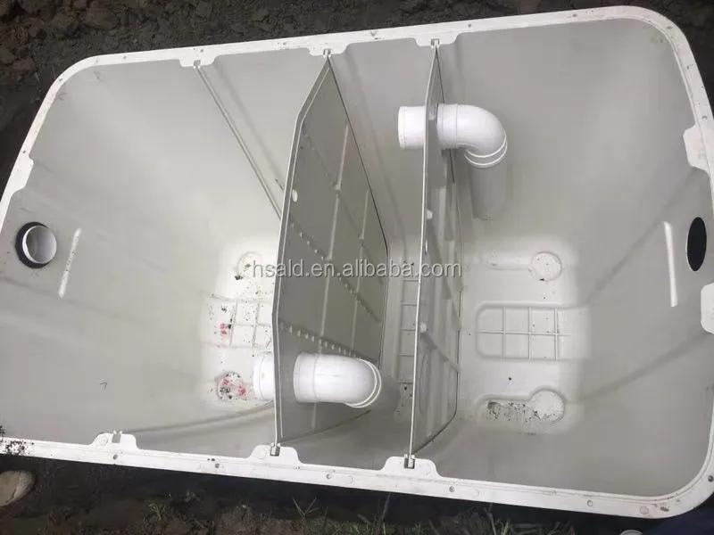 1500 Litres 3000 Liter Fiberglass Frp Grp Fiber Sewage Holding Tanks