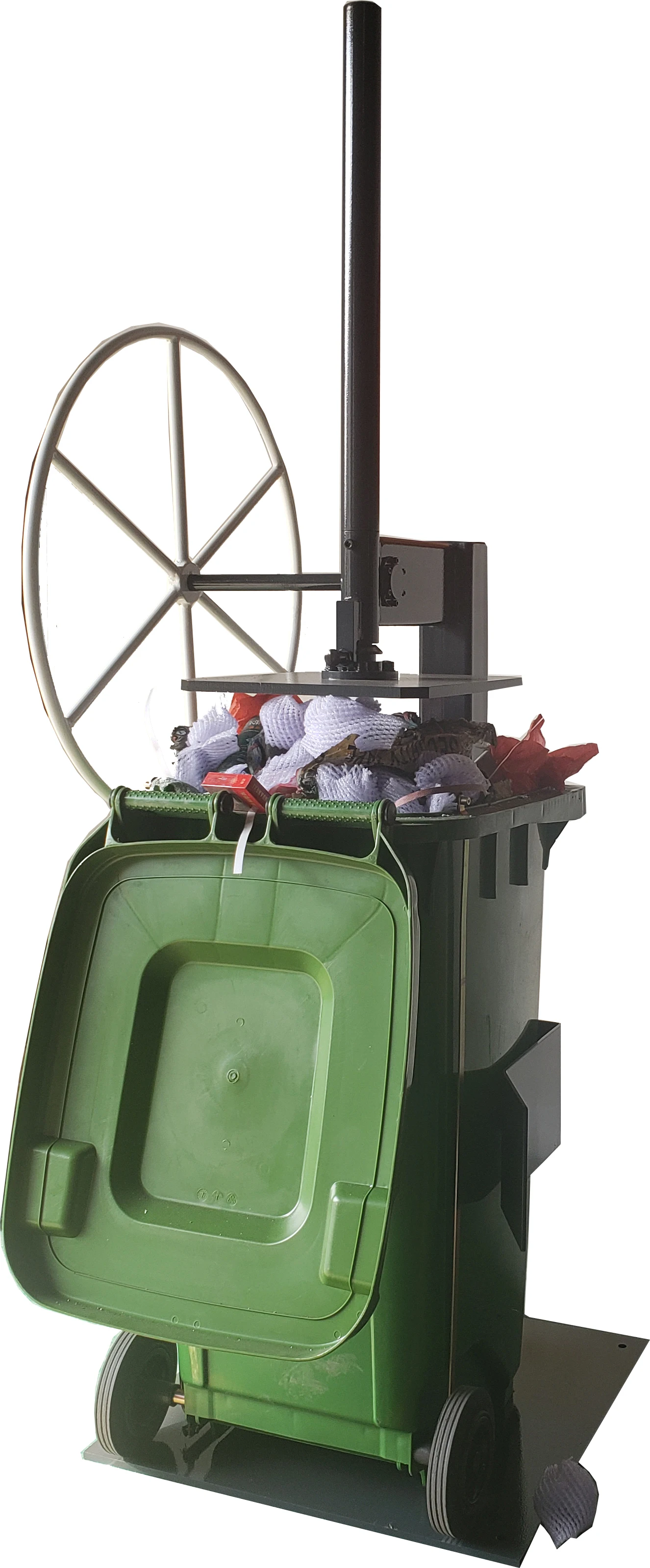 Waste Wheelie Bin Stocked Compactor Garbage Waste Compactor Manual