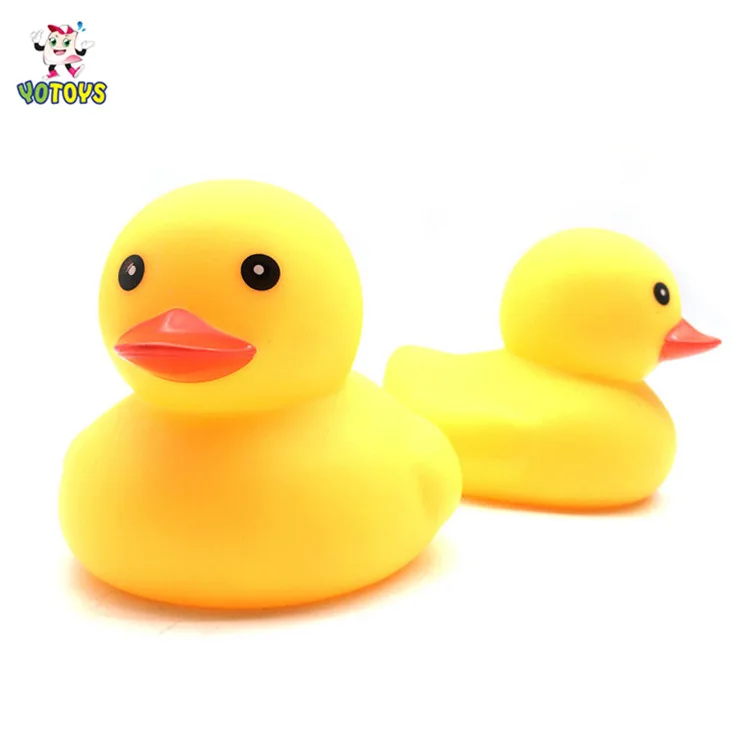 Promotional Bulk Rubber Ducky Weighted Floating Sound Squeaky Rubber