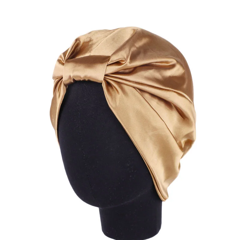 Wholesale Luxury Silk Satin Women Adjustable Bonnets For Hair - Buy ...