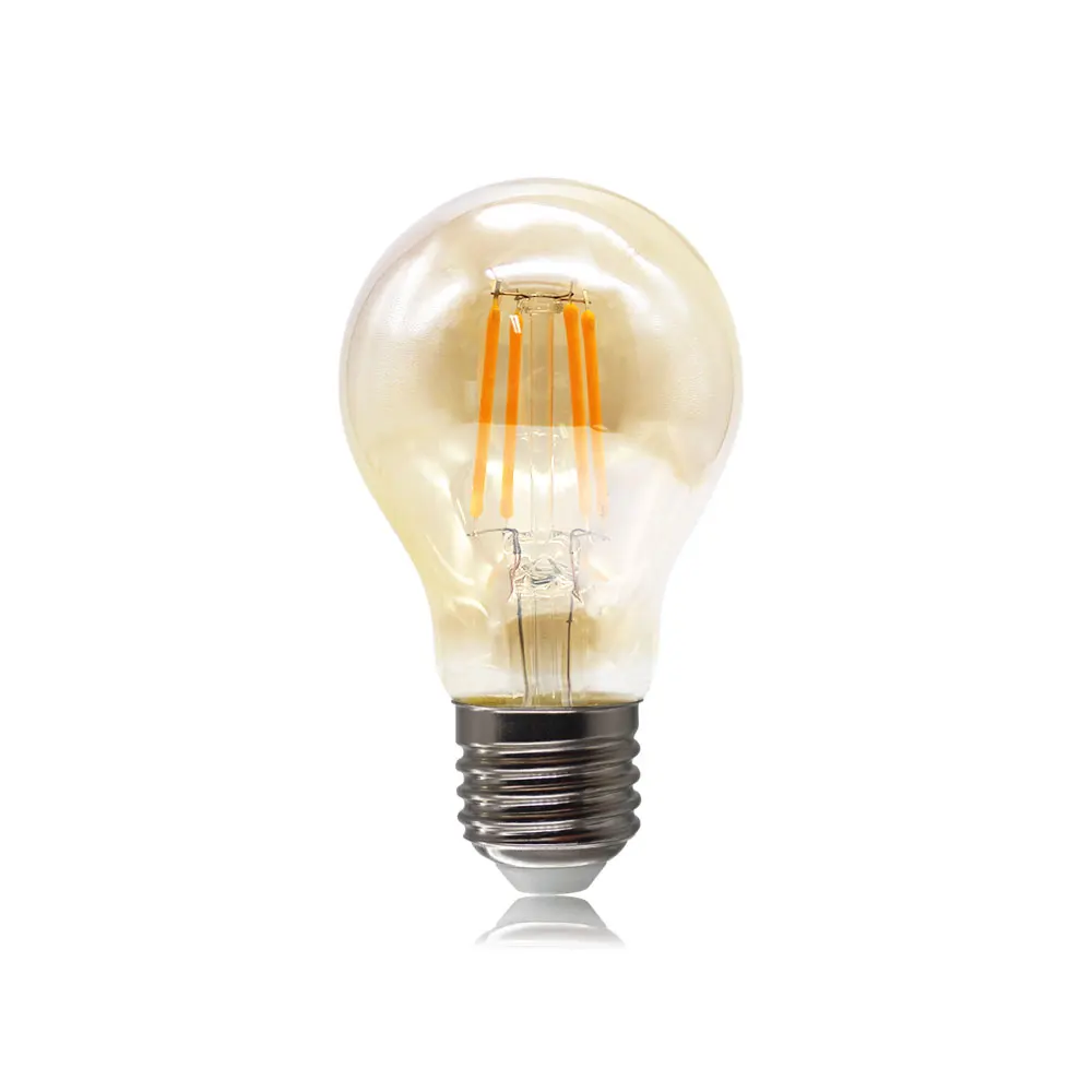A19 E27 retro filament light bulb led warm white light 4W interior decorative bulb