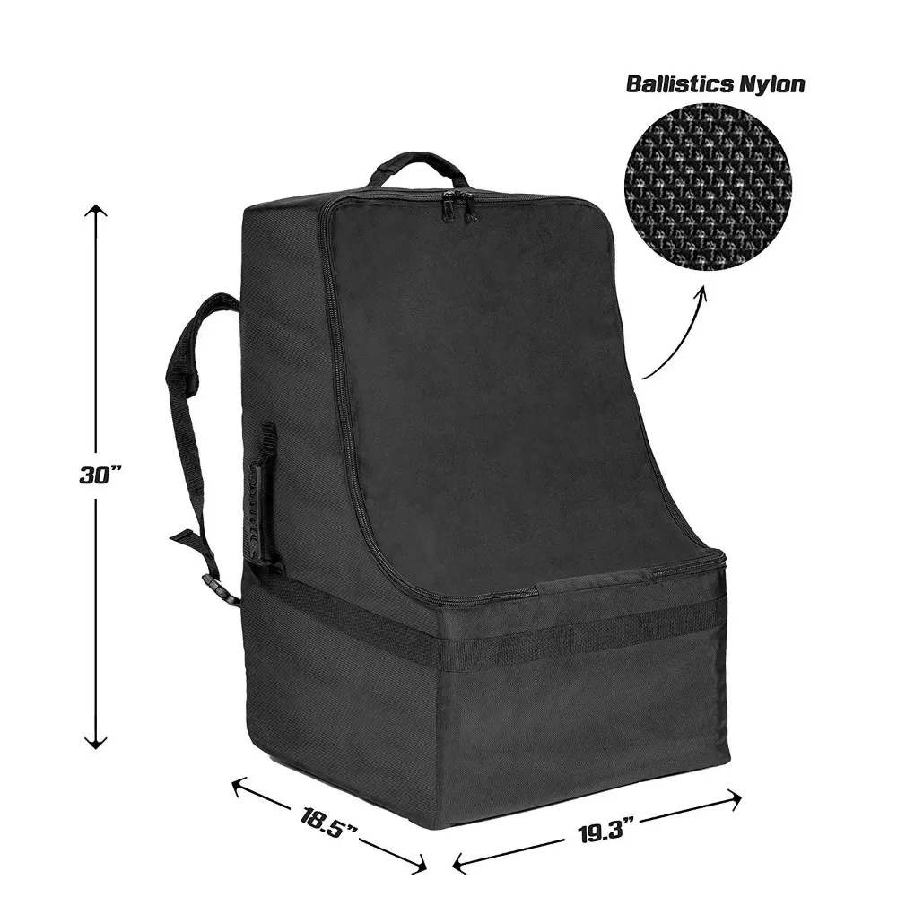 Padded Car Seat Carry Bag Backpack Baby Carseat Travel Bag With Castor Wheels Buy Car Seat