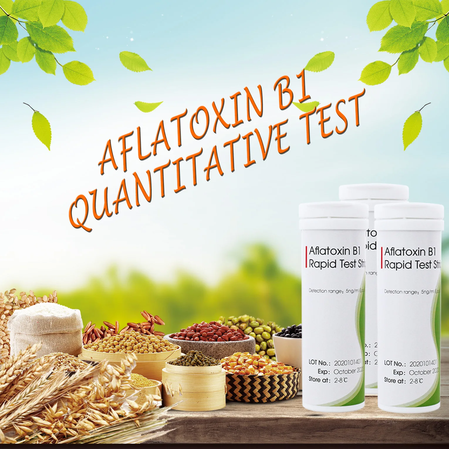 High Quality Aflatoxin B1 M1 Test Kit Rapid Testing In Foods Grains ...