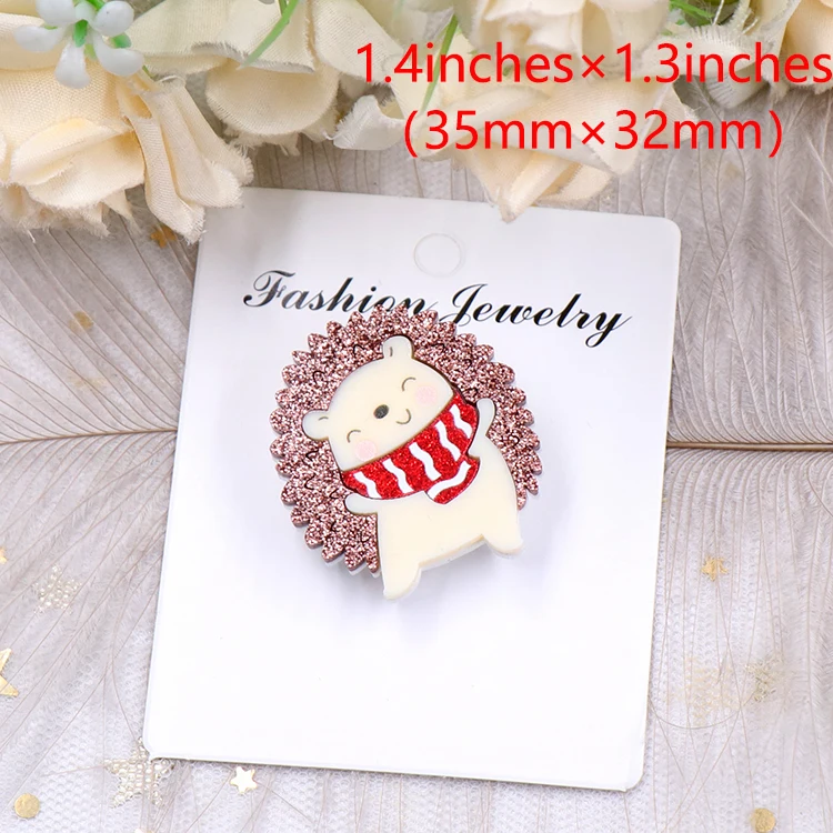 BHS083BH1052 Cute Little Hedgehog Brooch High Quality Handmade Acrylic Exquisite Women's & Unisex Gifts Wedding Party Children supplier