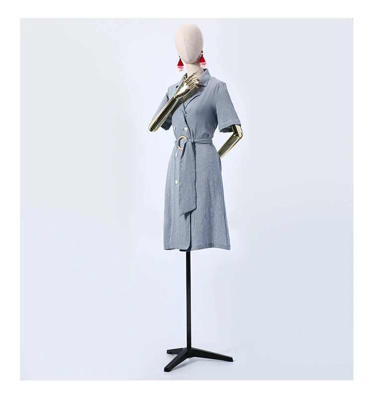 Ruichen Half Body Cloth Mannequin Head Mannequin Adjustable Tailor