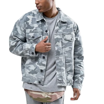 camouflage denim jacket