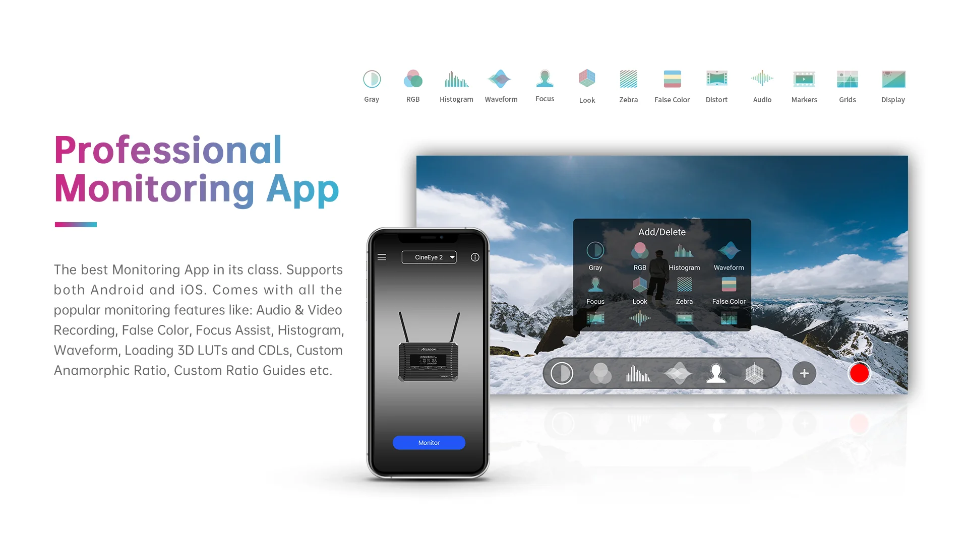 Accsoon CineEye 2 II HDMI 500FT Wireless Video Transmission System