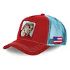 Custom 5 Panel Cotton Ken Masters KEN Street Fighter Colorful Mesh Trucker Hat