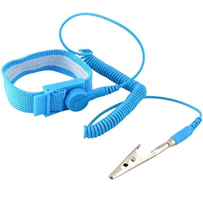Cleanroom1.8m blue ESD Antistatic Bracelet Anti-allergic Wrist Strap
