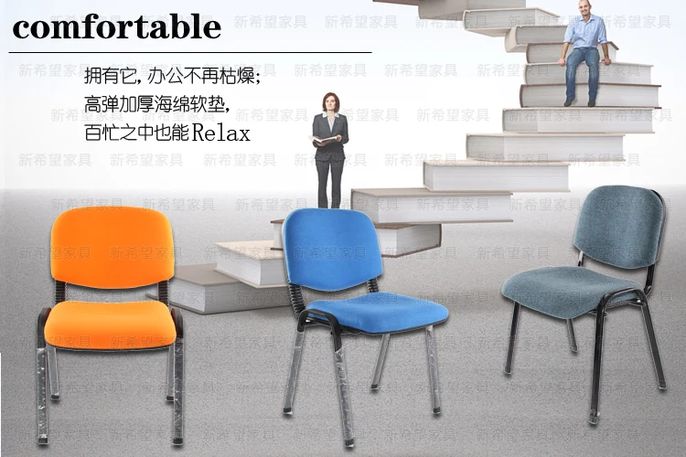 Thick Padded Lecture Chair for Sale College Classroom Furniture Chair with Armrest Writing Pads Office and School Supplies