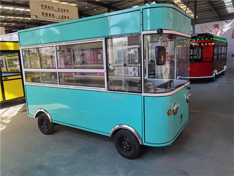 速食咖啡露营车大篷车餐饮自动售车车参数 模型 kn-jyg420快餐食品