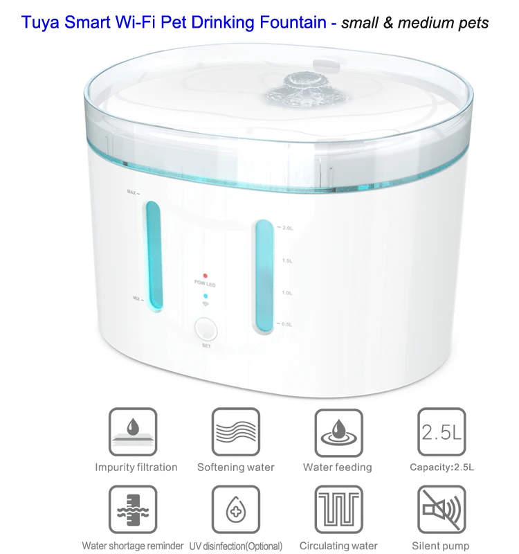 Tuya WiFi Pet Fountain 750