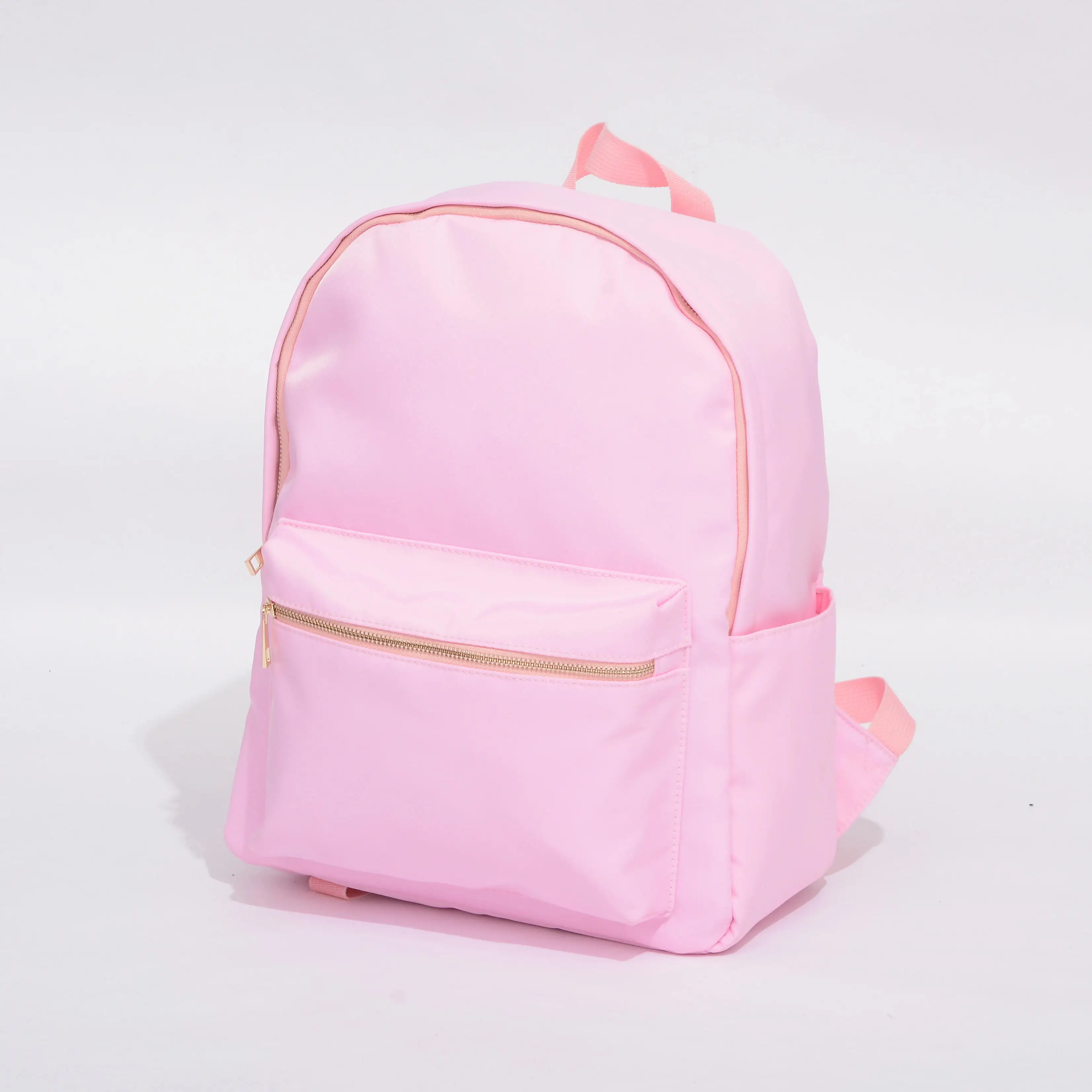 Keymay Stock No MOQ Nylon Large Capacity Pink School Bags Kids Backpack Small Kids Go back to School Rucksack