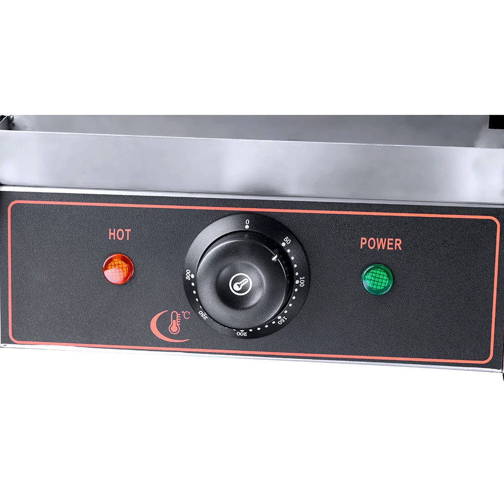 Commercial Sandwich Press Panini Grill single Plate Food Machinery Electric Contact Grill Press Grill
