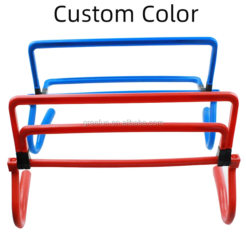 Hot Adjustable Folding Agility Pole Speed Hurdles With Adjustable