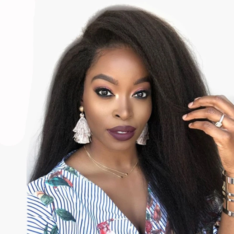 kinky马来西亚直发,角质层对齐的yaki virgin人发马来西亚女性头发