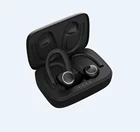 Oem ミニスポーツ双子ステレオ bluetooth ワイヤレスイヤホンイヤフォンイヤホンイヤーフック電源銀行 tws