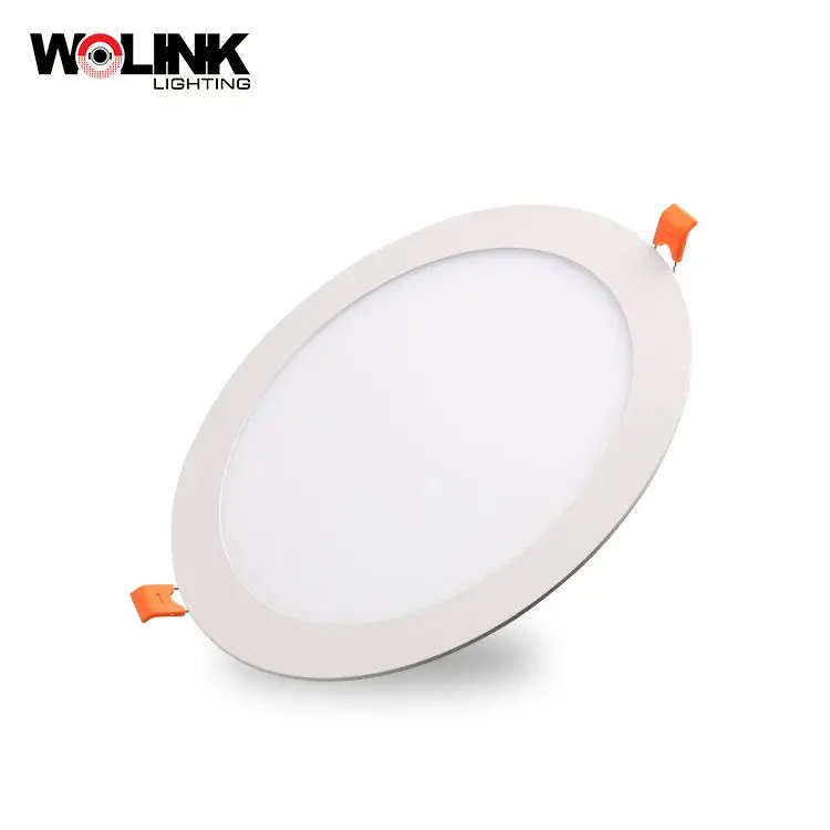 Super bright cheap price home lighting ultra slim round recessed 3w 6w 12w 18w 24w led panel light