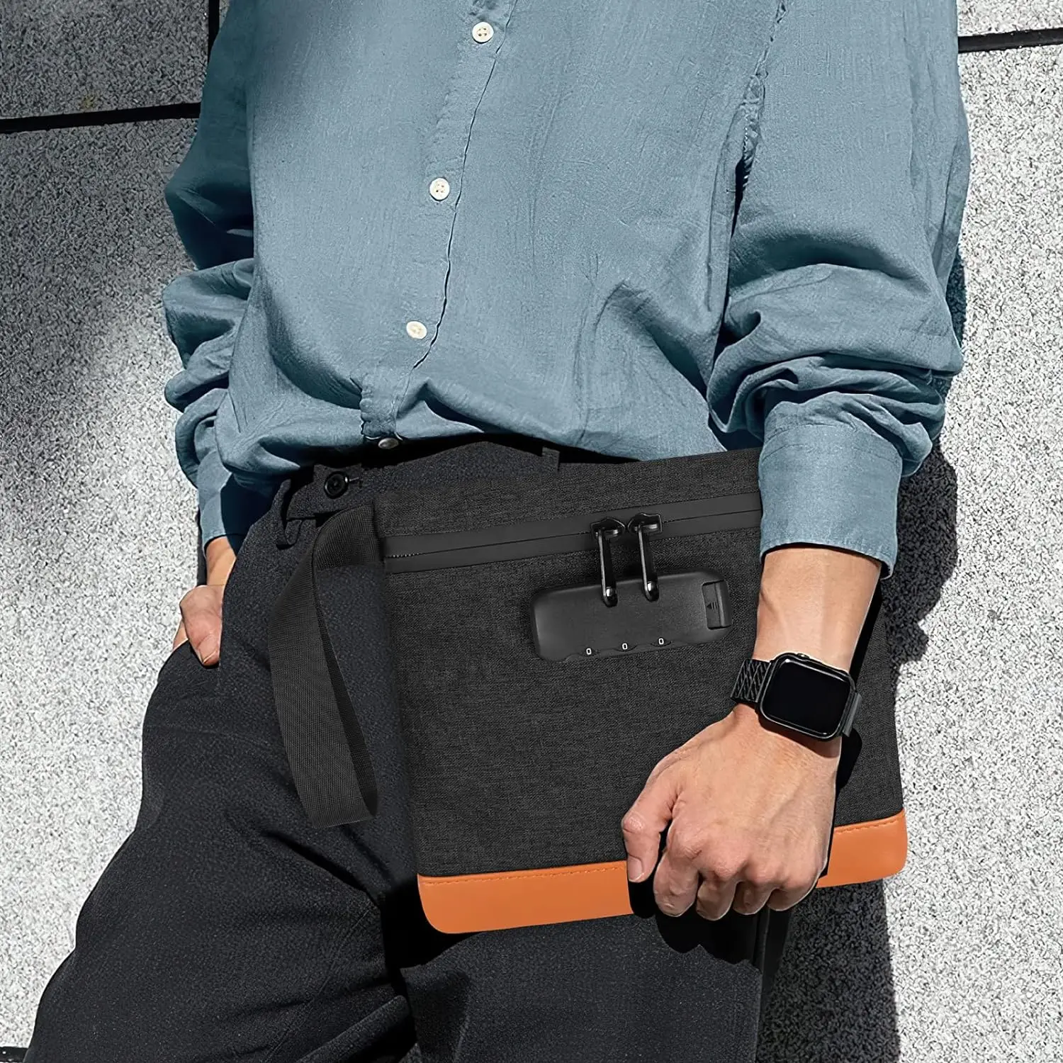 2024 Custom Money Bag With Combination Lock Bank Bag For Cash,Passports