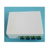 2019 hotsale FTTH fiber optic wall socket/ desktop box 1 2 4 port