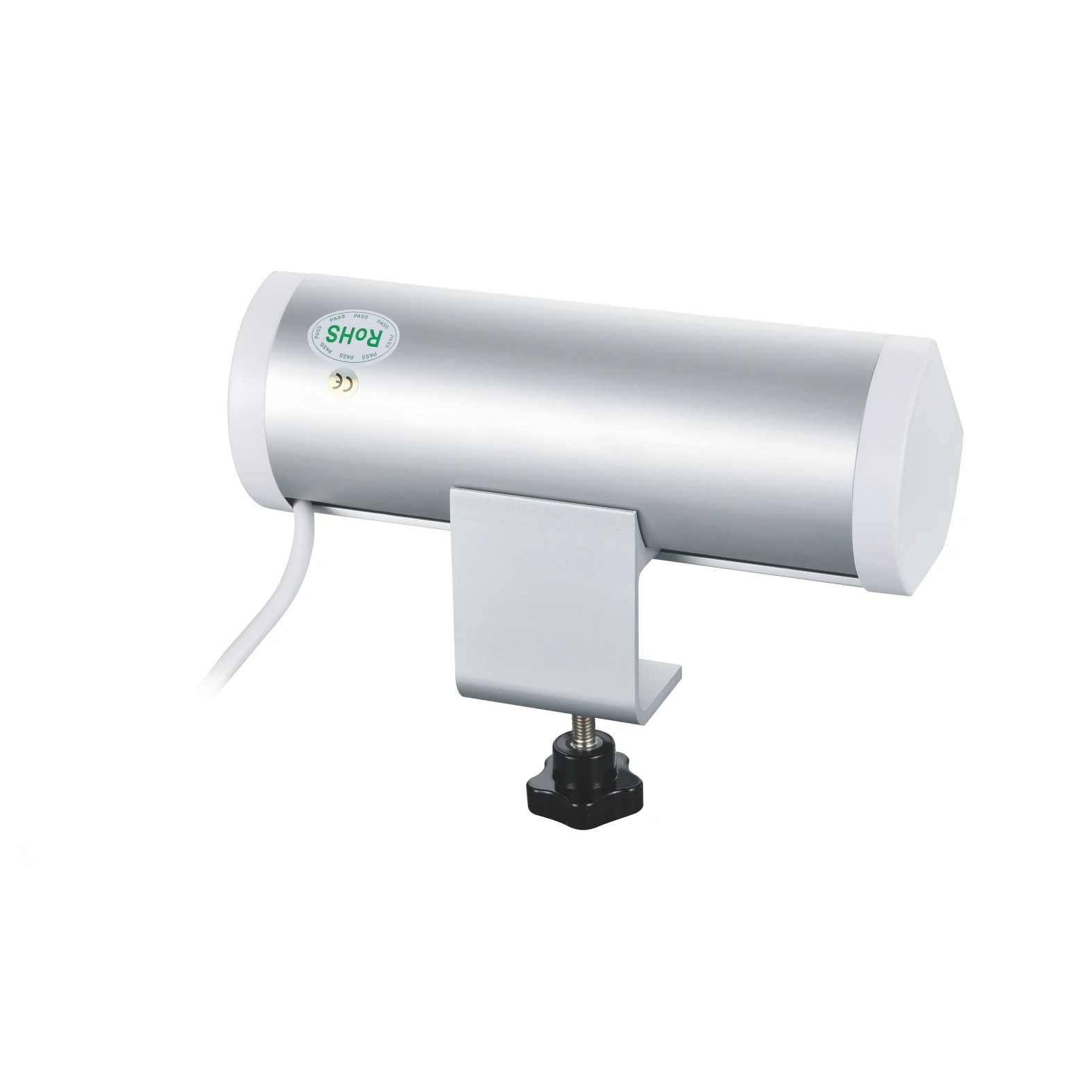 White Removable Desktop Clamp Mount Outlet Power Socket With 3 Uk Power