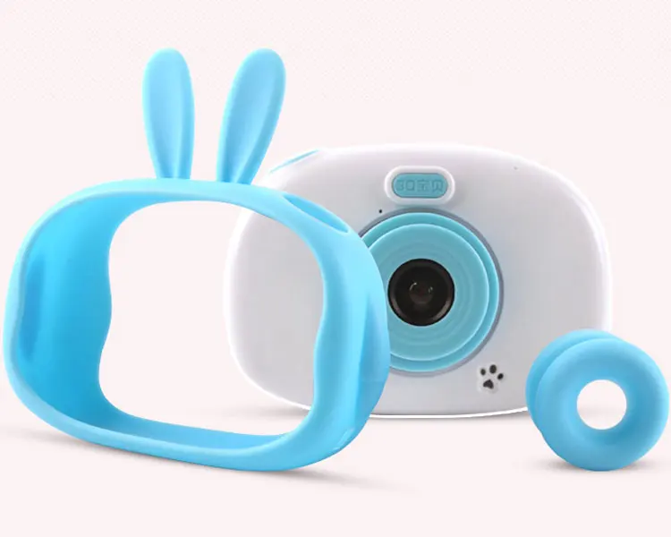 Factory Wholesale 12MP New Children Toys Cute Rabbit Child Photo HD 2.4-inch 720P Kids Digital Video Action Camera Amazon